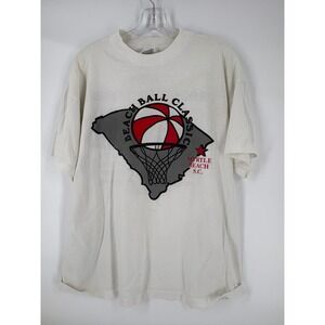 1994 Beach Ball Classic Myrtle Beach SC Basketball T Shirt‎ Kingstree Knits XL